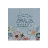 For God Has Not Given Us a Spirit of Fear; but of Power and of Love MDF Decor Block