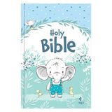 NLT Elephant Hardcover Baby Bible for Boys