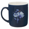 Blue Floral Tile Ceramic Mug Set