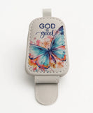 God is good sunglasses visor clip