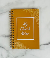 My Church Notes (Floral Mustard)