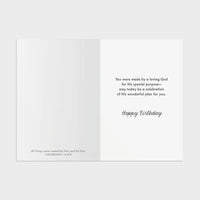 Birthday - A Masterpiece of God - Card and envelope