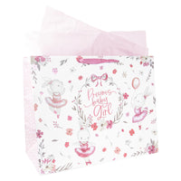 Precious Baby Girl Jumbo Gift Bag With Card