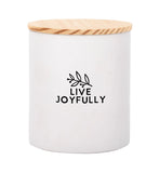 LIVE JOYFULLY -Canister