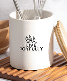 LIVE JOYFULLY -Canister
