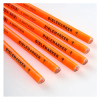 6-Piece Orange Dry Pencil Bible Marker Set