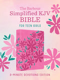 The Barbour Simplified KJV Bible for Teen Girls: 3-Minute Devotions Edition