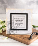 The most wonderful thing - 6x6 layered plaque