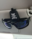 Keep life simple sunglasses visor clip
