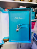The simply charming Bible teal NKJV