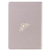 Strength and Dignity Taupe Faux Leather Journal – Proverbs 31:25