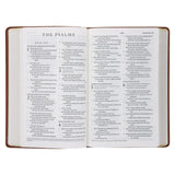 ESV Tan Brown Faux Leather Standard Bible