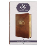 ESV Tan Brown Faux Leather Standard Bible