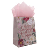 Remember the Wonderous Works He Has Done Medium Gift Bag with Gift Tag