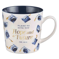 Plans To Give You Hope & A Future Blue Ceramic Mug