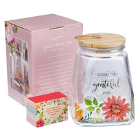 Today I'm Grateful For... Glass Gratitude Jar(With Cards)