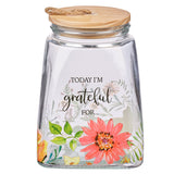 Today I'm Grateful For... Glass Gratitude Jar(With Cards)