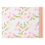 Floral Guest Book Pink (Medium Faux Leather Guest Book)