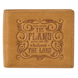 I Know The Plans Genuine Leather Wallet