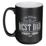 Best Dad Joshua 1 verse 9 (Ceramic Mug)