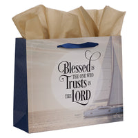 Blessed Is The One Who Trusts Gift Bag With Card