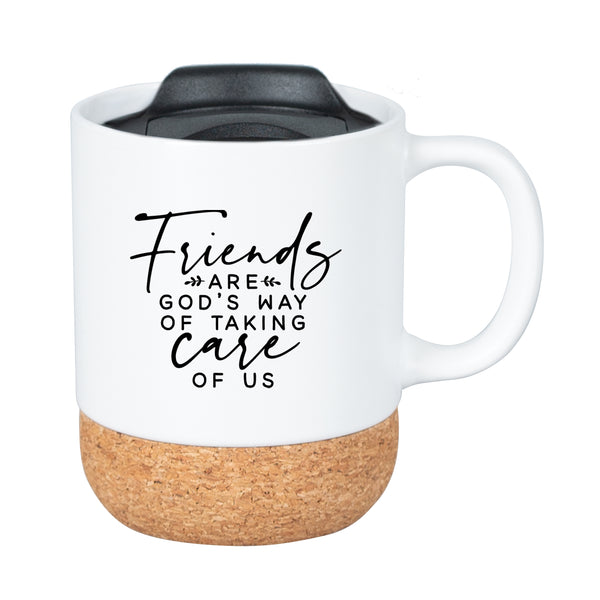 FRIENDS ARE GOD'S Cork Mug