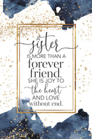 A Sister Is More, Plaque