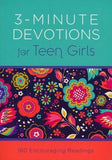 3-MINUTE DEVOTIONS FOR TEEN GIRLS