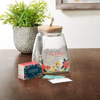 Simply Blessed Jar With Cards