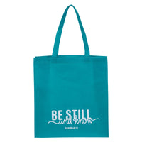 Be Still & Know Non-Woven Tote Bag