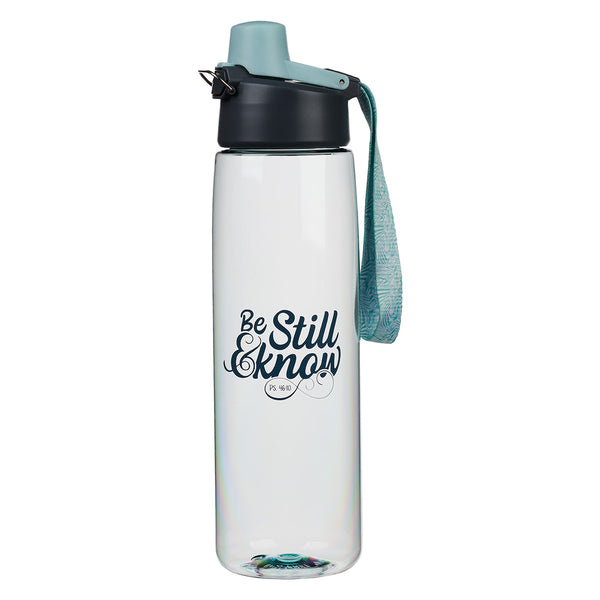 Be Still And Know Plastic Water Bottle