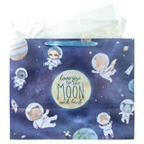 Love You To The Moon And Back Large Gift Bag With Card