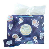 Love You To The Moon And Back Large Gift Bag With Card