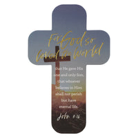 For God So Loved The World Cross Bookmark