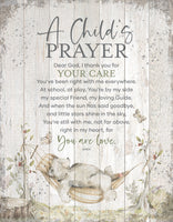 A CHILD'S PRAYER Plaque