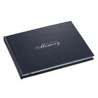 In Loving Memory Charcoal (Medium Faux Leather Guest Book)