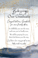 BLESSINGS FOR GRADUATE Plaque