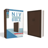 NIV Value Thinline Bible Large Print Brown(Comfort Print)