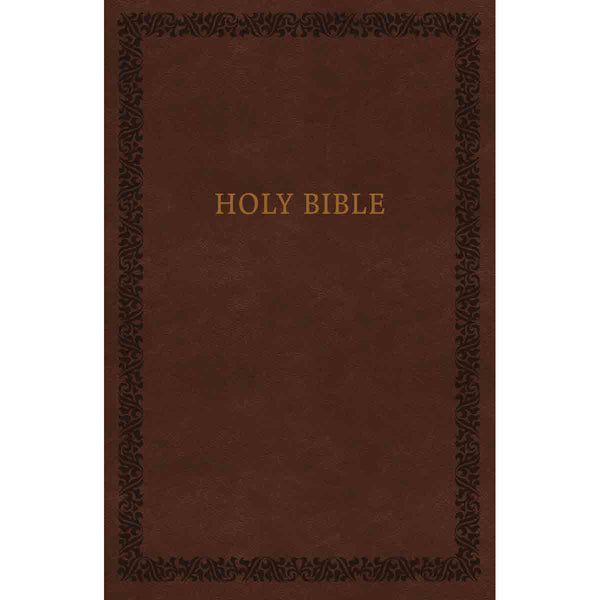 NKJV Holy Bible Soft Touch Edition Brown (Comfort Print)(Imitation Leather)