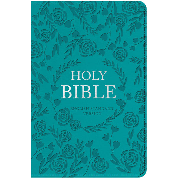 ESV Standard Thumb Indexed Bible With Zip Turquoise