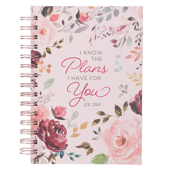 I Know The Plans I Have For You Large Hardcover Wire bound Journal