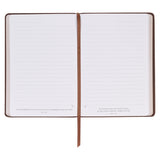 Trust In The Lord With All Your Heart Brown Faux Leather Journal