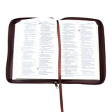 ESV Compact Bible With Zip Dark Brown (Imitation Leather)