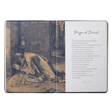 Prayers and Praises From the Word Navy Blue Faux Leather Gift Book