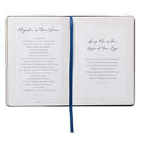 Prayers and Praises From the Word Navy Blue Faux Leather Gift Book