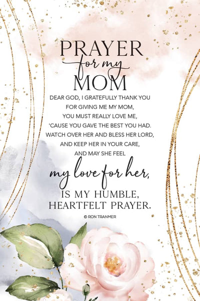 Prayer for my Mom Wood Plaque
