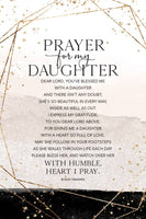 Prayer For My Daughter wood plaque