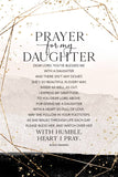 Prayer For My Daughter wood plaque