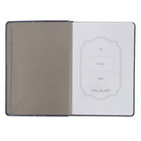 Trust in the Lord Navy Faux Leather Classic Journal - Proverbs 3:5-5