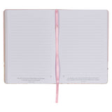 Done in Love Pink Floral Classic Journal with Elastic Closure and Pen Holder